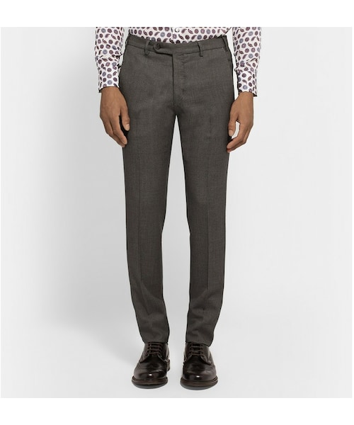 BOGLIOLI（ボリオリ）の「Boglioli Grey Eton Patterned Wool Suit