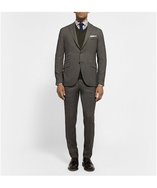 BOGLIOLI ボリオリ テーラードジャケット グレー 44 ブレザー DOVER