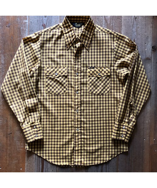 Lee（リー）の「USA製70年代Leeウエスタンチェックシャツ　M（シャツ/ブラウス・メンズ・その他）」の2枚目の写真