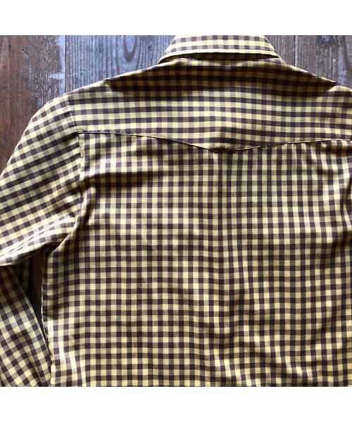 Lee（リー）の「USA製70年代Leeウエスタンチェックシャツ　M（シャツ/ブラウス・メンズ・その他）」の9枚目の写真