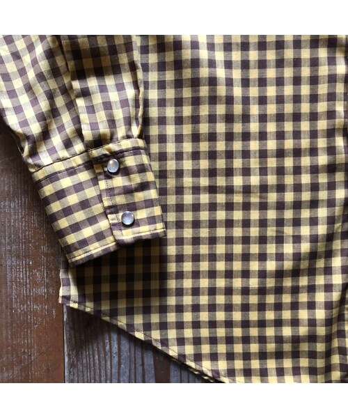 Lee（リー）の「USA製70年代Leeウエスタンチェックシャツ　M（シャツ/ブラウス・メンズ・その他）」の4枚目の写真