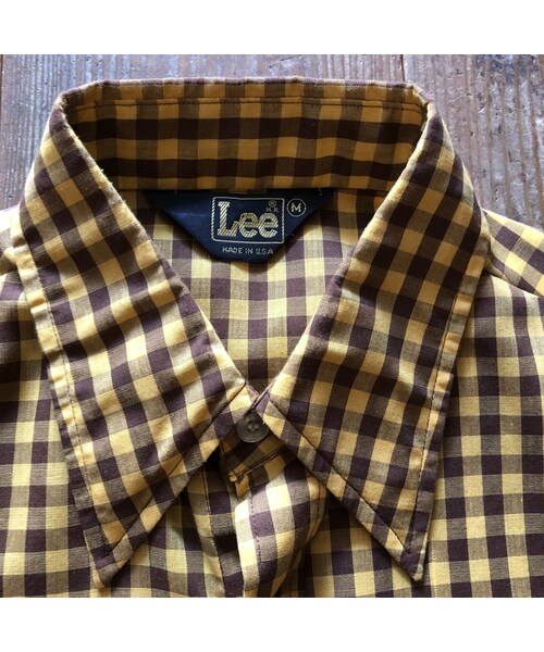 Lee（リー）の「USA製70年代Leeウエスタンチェックシャツ　M（シャツ/ブラウス・メンズ・その他）」の5枚目の写真