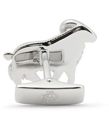 Alfred Dunhill（-）の「Alfred Dunhill Ram Engraved Steel Cufflinks