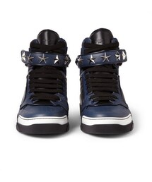 GIVENCHY | Givenchy Tyson High Top Leather Sneakers with Stars(スニーカー)