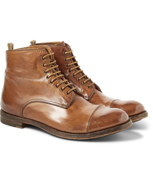 OFFICINE CREATIVE(オフィチーネクリエイティブ)の「Officine Creative Polished Lace-Up Leather Boots(ブーツ・メンズ・Brown・EU 40 (US 7)/EU 41 (US 8)/EU 42 (US 9)/EU 43 (US 10)/EU 44 (US 11)/EU 45 (US 12))」の5枚目の写真