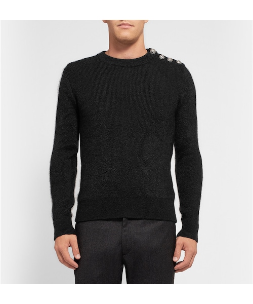 BALMAIN（バルマン）の「Balmain Wool and Mohair-Blend Sweater