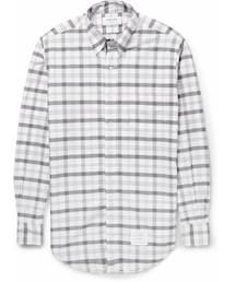 THOM BROWNE | Thom Browne Plaid Cotton Oxford Shirt(シャツ/ブラウス)