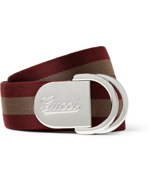 gucci webbing belt