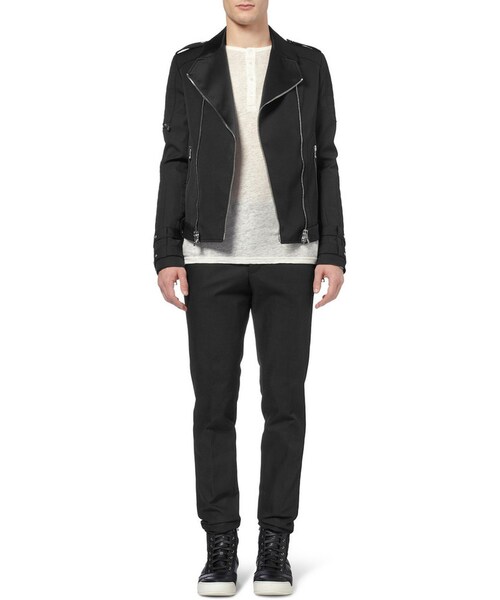 BALMAIN（バルマン）の「Balmain Leather High Top Sneakers（スニーカー・メンズ・Black・EU 40 (US 7)/EU 42 (US 9)）」の4枚目の写真