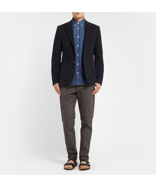 Acne Studios（アクネストゥディオズ）の「Acne Studios Isherwood Button-Down Collar Denim Shirt（シャツ/ブラウス・メンズ・Blue・IT 46 (UK/US 15)/IT 48 (UK/US 15.5)/IT 50 (UK/US 16)/IT 52 (UK/US 16.5)/IT 54 (UK/US 17)）」の7枚目の写真