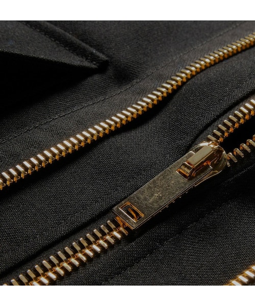 Alexander McQueen(アレキサンダーマックイーン)の「Alexander McQueen Double-Zip Wool-Twill Bomber Jacket(ジャケット/アウター・メンズ・Black・IT 44 (UK/US 34)/IT 46 (UK/US 36)/IT 48 (UK/US 38)/IT 50 (UK/US 40)/IT 52 (UK/US 42))」の6枚目の写真