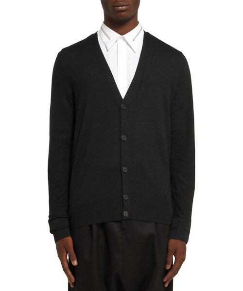 GIVENCHY(ジバンシイ)の「Givenchy Fine-Knit Wool Cardigan(カーディガン/ボレロ・メンズ・Black・XS/S/M/L/XL/XXL)」の3枚目の写真