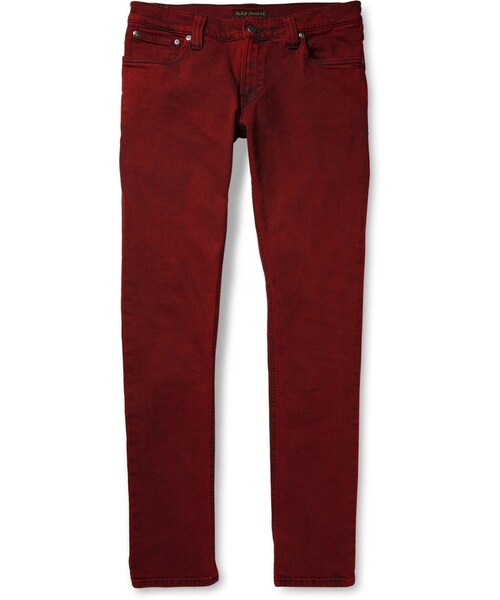 Nudie Jeans（ヌーディージーンズ）の「Nudie Jeans Tight Long John SlimFit Overdyed Organic CottonBlend Jeans