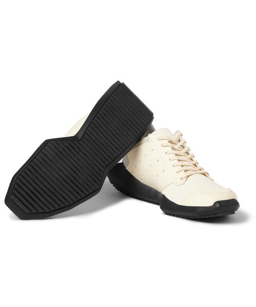 Rick Owens(リックオウエンス)の「Rick Owens adidas Panelled Leather and Fabric Sneakers(スニーカー・メンズ・White・UK 6 (US 7)/UK 7 (US 8)/UK 7.5 (US 8.5)/UK 8 (US 9)/UK 8.5 (US 9.5)/UK 9 (US 10)/UK 9.5 (US 10.5)/UK 10 (US 11)/UK 10.5 (US 11.5)/UK 11 (US 12)/UK 12 (US 13))」の7枚目の写真