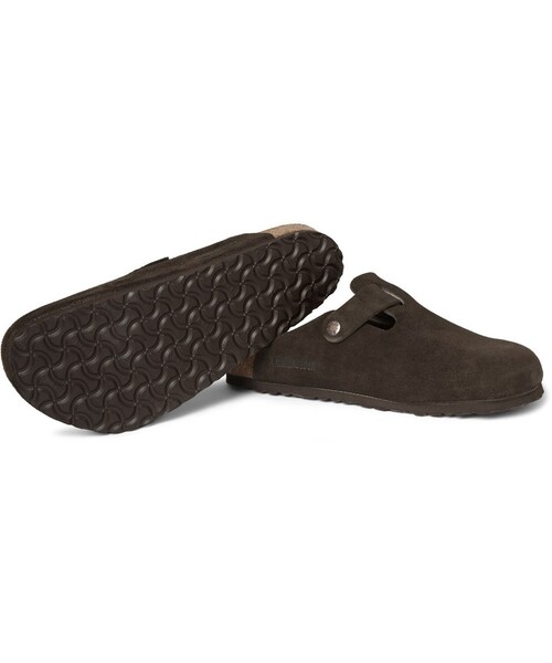 BIRKENSTOCK(ビルケンシュトック)の「Birkenstock Boston Suede Sandals(サンダル・メンズ・Brown・EU 39 (US 6)/EU 43 (US 10)/EU 46 (US 13)/EU 42 (US 9))」の2枚目の写真