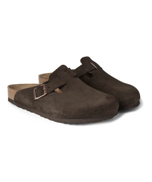BIRKENSTOCK(ビルケンシュトック)の「Birkenstock Boston Suede Sandals(サンダル・メンズ・Brown・EU 39 (US 6)/EU 43 (US 10)/EU 46 (US 13)/EU 42 (US 9))」の1枚目の写真
