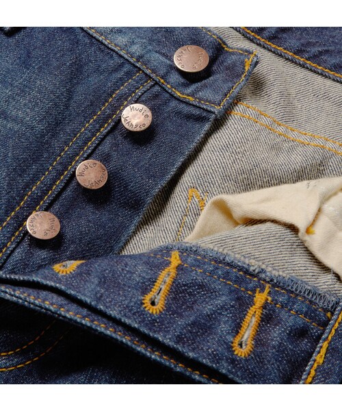 Nudie Jeans（ヌーディージーンズ）の「Nudie Jeans Steady Eddie Regular-Fit Washed-Denim Jeans（デニムパンツ・メンズ・Blue・28W 32L/30W 32L/31W 32L/38W 32L/32W 34L/34W 34L/36W 34L/38W 34L）」の8枚目の写真