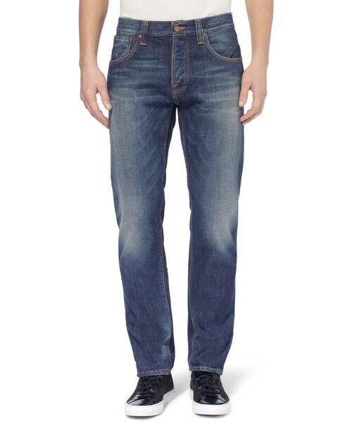 Nudie Jeans（ヌーディージーンズ）の「Nudie Jeans Steady Eddie Regular-Fit Washed-Denim Jeans（デニムパンツ・メンズ・Blue・28W 32L/30W 32L/31W 32L/38W 32L/32W 34L/34W 34L/36W 34L/38W 34L）」の3枚目の写真