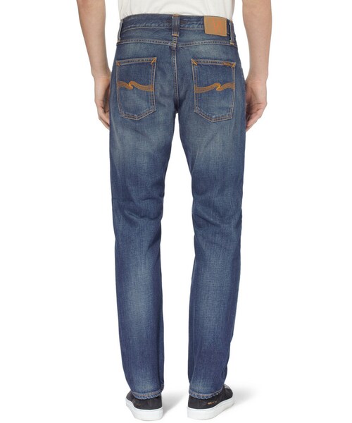 Nudie Jeans（ヌーディージーンズ）の「Nudie Jeans Steady Eddie Regular-Fit Washed-Denim Jeans（デニムパンツ・メンズ・Blue・28W 32L/30W 32L/31W 32L/38W 32L/32W 34L/34W 34L/36W 34L/38W 34L）」の2枚目の写真