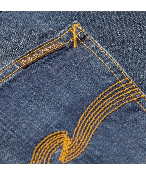 Nudie Jeans（ヌーディージーンズ）の「Nudie Jeans Steady Eddie Regular-Fit Washed-Denim Jeans（デニムパンツ・メンズ・Blue・28W 32L/30W 32L/31W 32L/38W 32L/32W 34L/34W 34L/36W 34L/38W 34L）」の4枚目の写真