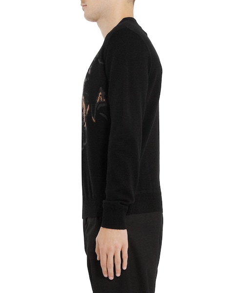 GIVENCHY(ジバンシイ)の「Givenchy Rottweiler-Intarsia Sweater(スウェット・メンズ・Black・S/M/L)」の6枚目の写真