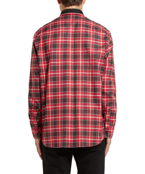 GIVENCHY(ジバンシイ)の「Givenchy Star-Trim Cotton Shirt(シャツ/ブラウス・メンズ・Red・EU 38 (UK/US 15)/EU 39 (UK/US 15.5)/EU 41 (UK/US 16)/EU 42 (UK/US 16.5)/EU 43 (UK/US 17))」の4枚目の写真