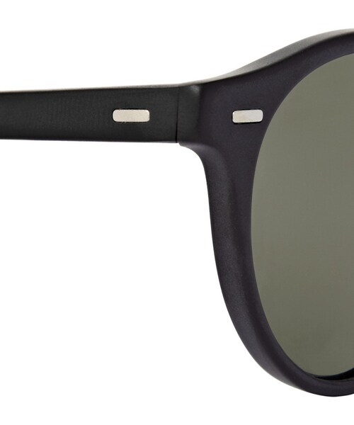 OLIVER PEOPLES(オリバーピープルズ)の「Oliver Peoples Gregory Peck Matte-Acetate Round-Frame Polarised Sunglasses(サングラス・メンズ・Black・One Size)」の5枚目の写真