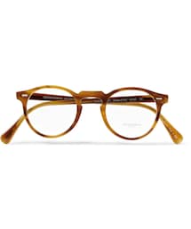 OLIVER PEOPLES | Oliver Peoples Gregory Peck Tortoiseshell Round-Frame Optical Glasses(メガネ)