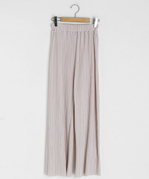 DHOLIC（ディーホリック）の「プリーツウエストゴムパンツ（カーゴパンツ・レディース・レッド/ブルー/ホワイト/ブラック・FREE）」の2枚目の写真