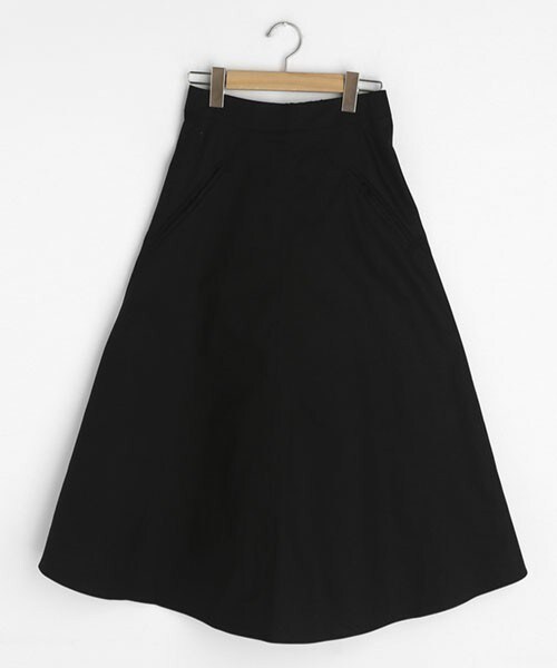 DHOLIC（ディーホリック）の「ラウンドヘムAラインスカート（スカート・レディース・ベージュ/ブラック・FREE）」の2枚目の写真
