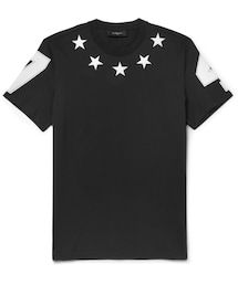GIVENCHY | Givenchy Cuban-Fit Embroidered Star-Trim T-Shirt(Tシャツ/カットソー)