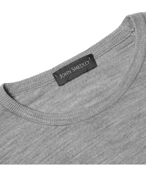 JOHN SMEDLEY（ジョンスメドレー）の「John Smedley Belvoir Rollneck Merino Wool Sweater（ニット/セーター・メンズ・BLACK/BLUE/Gray/GRAY/Gray_429607/BLACK_429603/BLACK_429608/GRAY_429602/BLUE_429604/GRAY_429605/GRAY_429606・S/M/L/XL/XXL）」の2枚目の写真