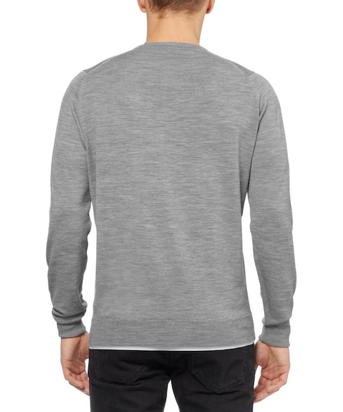 JOHN SMEDLEY（ジョンスメドレー）の「John Smedley Belvoir Rollneck Merino Wool Sweater（ニット/セーター・メンズ・BLACK/BLUE/Gray/GRAY/Gray_429607/BLACK_429603/BLACK_429608/GRAY_429602/BLUE_429604/GRAY_429605/GRAY_429606・S/M/L/XL/XXL）」の5枚目の写真