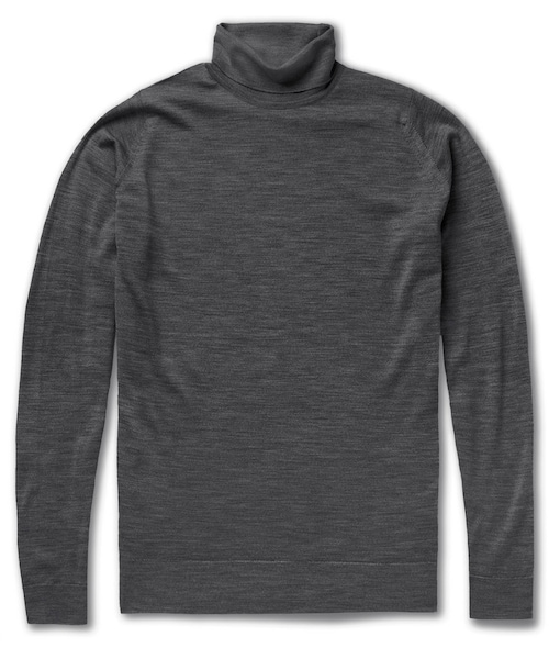 JOHN SMEDLEY（ジョンスメドレー）の「John Smedley Belvoir Rollneck Merino Wool Sweater（ニット/セーター・メンズ・BLACK/BLUE/Gray/GRAY/Gray_429607/BLACK_429603/BLACK_429608/GRAY_429602/BLUE_429604/GRAY_429605/GRAY_429606・S/M/L/XL/XXL）」の11枚目の写真