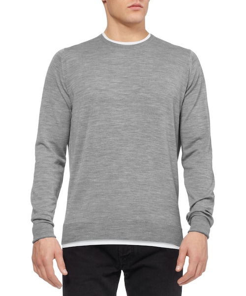 JOHN SMEDLEY（ジョンスメドレー）の「John Smedley Belvoir Rollneck Merino Wool Sweater（ニット/セーター・メンズ・BLACK/BLUE/Gray/GRAY/Gray_429607/BLACK_429603/BLACK_429608/GRAY_429602/BLUE_429604/GRAY_429605/GRAY_429606・S/M/L/XL/XXL）」の20枚目の写真