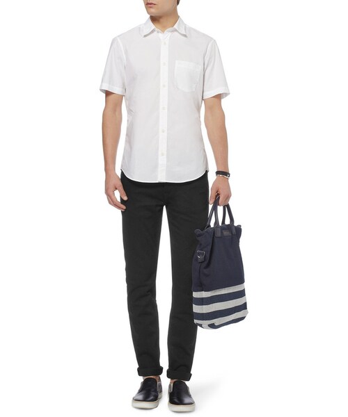 BURBERRY（バーバリー）の「Burberry Brit Short-Sleeved Cotton Shirt（シャツ/ブラウス・メンズ・White・S/M/L/XL/XXL）」の5枚目の写真