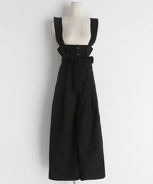 DHOLIC（ディーホリック）の「ストラップ付オールインワン（つなぎ/オールインワン・レディース・ホワイト/グレー/ブラック・FREE）」の2枚目の写真