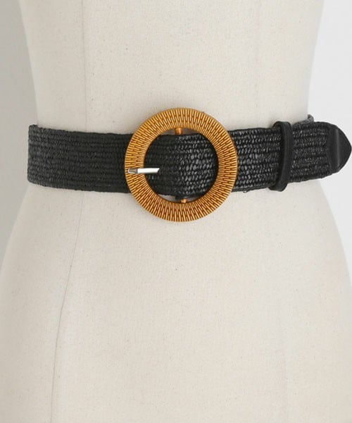 DHOLIC（ディーホリック）の「ウッドリングベルト（ベルト・レディース・ブラウン/ブラック/ベージュ/その他・FREE）」の2枚目の写真