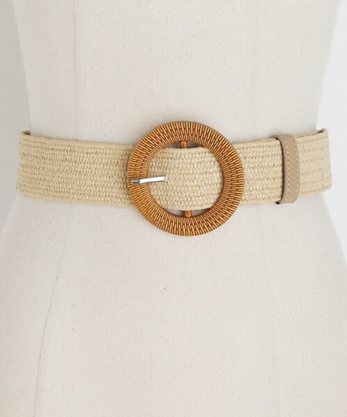 DHOLIC（ディーホリック）の「ウッドリングベルト（ベルト・レディース・ブラウン/ブラック/ベージュ/その他・FREE）」の3枚目の写真