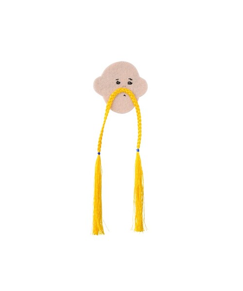 Ne-net（ネネット）の「キンパツみつあみこもの / ブローチ（アクセサリー・レディース・light green(08)/blue(12)/red(21)・-）」の2枚目の写真