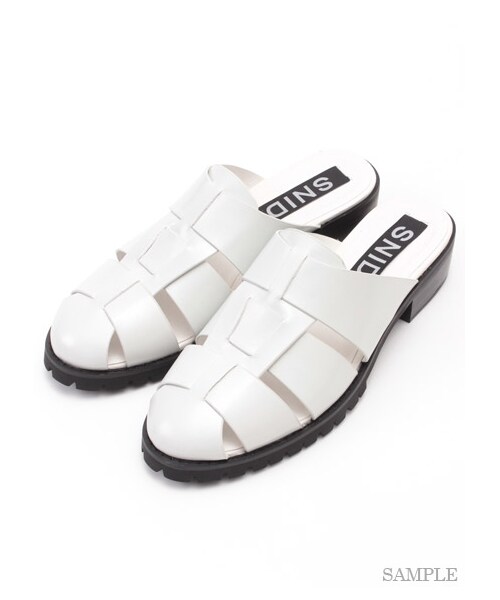 SNIDEL(スナイデル)の「バウンシングサボ(サンダル・レディース・WHT/BRW/BLK・S/M/L)」の1枚目の写真