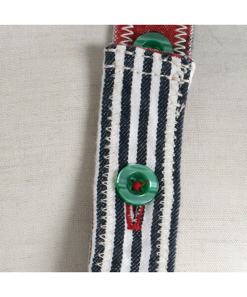 One deux boo（ワンドゥーブー）の「ジュニアサイズサロペット（WOOD STOCK柄）（パンツ・キッズ・イエロー・140cm/150cm）」の5枚目の写真