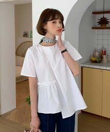 DHOLIC | フリルアシメブラウス(シャツ/ブラウス)