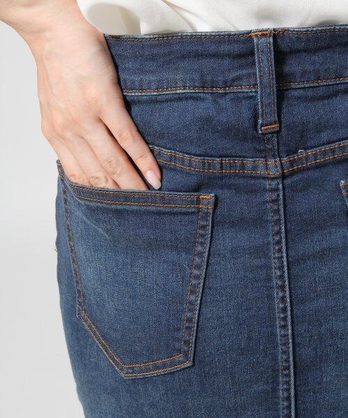 GLOBAL WORK（グローバルワーク）の「デニム５Ｐスカート１４ＦＷ（スカート・レディース・ホワイト05/ブルー85/ネイビー89・Ｓ/Ｍ/Ｌ）」の12枚目の写真