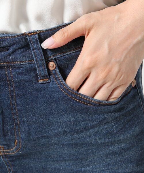 GLOBAL WORK（グローバルワーク）の「デニム５Ｐスカート１４ＦＷ（スカート・レディース・ホワイト05/ブルー85/ネイビー89・Ｓ/Ｍ/Ｌ）」の10枚目の写真