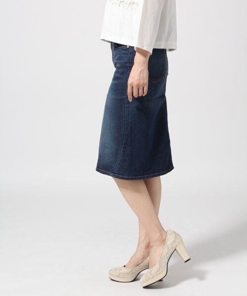 GLOBAL WORK（グローバルワーク）の「デニム５Ｐスカート１４ＦＷ（スカート・レディース・ホワイト05/ブルー85/ネイビー89・Ｓ/Ｍ/Ｌ）」の7枚目の写真