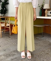 DHOLIC | ツータックワイドスラックス(スラックス)