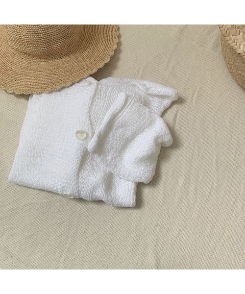 STORES.jp（ストアーズドットジェーピー）の「2WAYサマーニット/ 4color（カーディガン/ボレロ・レディース・その他）」の4枚目の写真