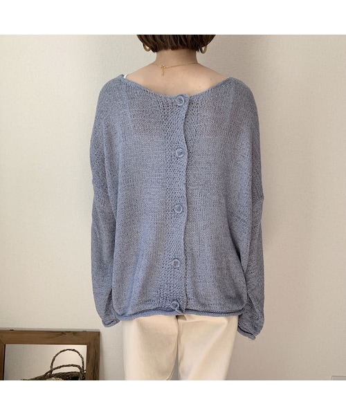 STORES.jp（ストアーズドットジェーピー）の「2WAYサマーニット/ 4color（カーディガン/ボレロ・レディース・その他）」の9枚目の写真