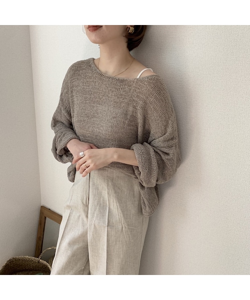 STORES.jp（ストアーズドットジェーピー）の「2WAYサマーニット/ 4color（カーディガン/ボレロ・レディース・その他）」の5枚目の写真